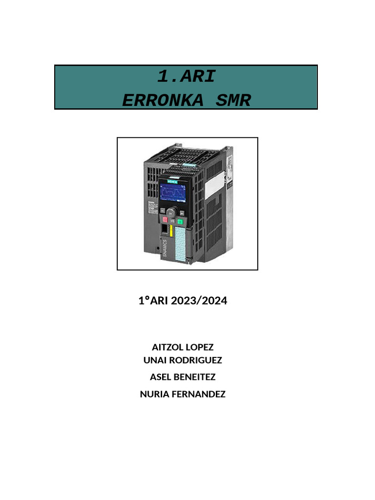Erronka SMR | PDF