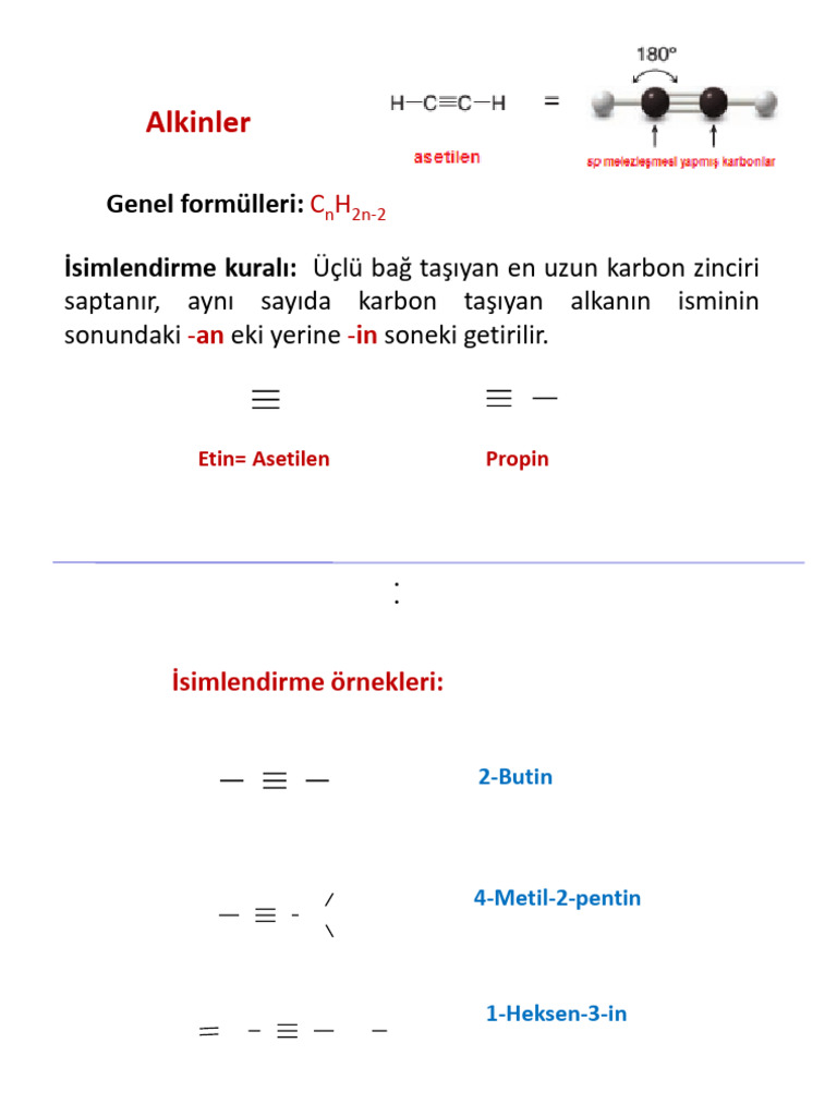 Alkinler | PDF