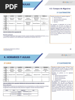Horarios Curso Derecho 2025/2026 | PDF | Justicia | Crimen y violencia