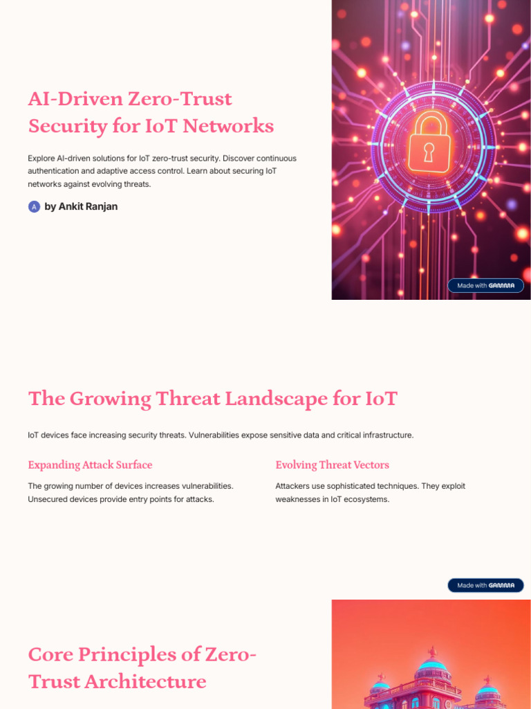 AI Zero-Trust Security for IoT Networks | PDF | Internet Of Things ...