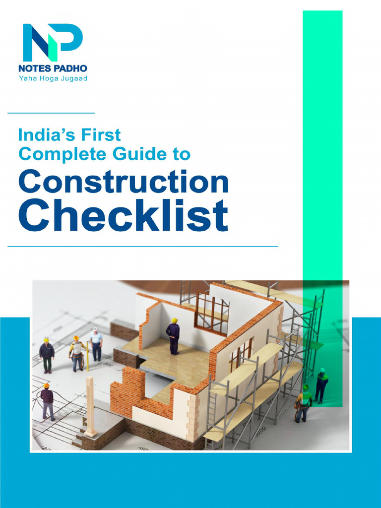 Comprehensive Construction Checklist | PDF | Concrete | Building Technology