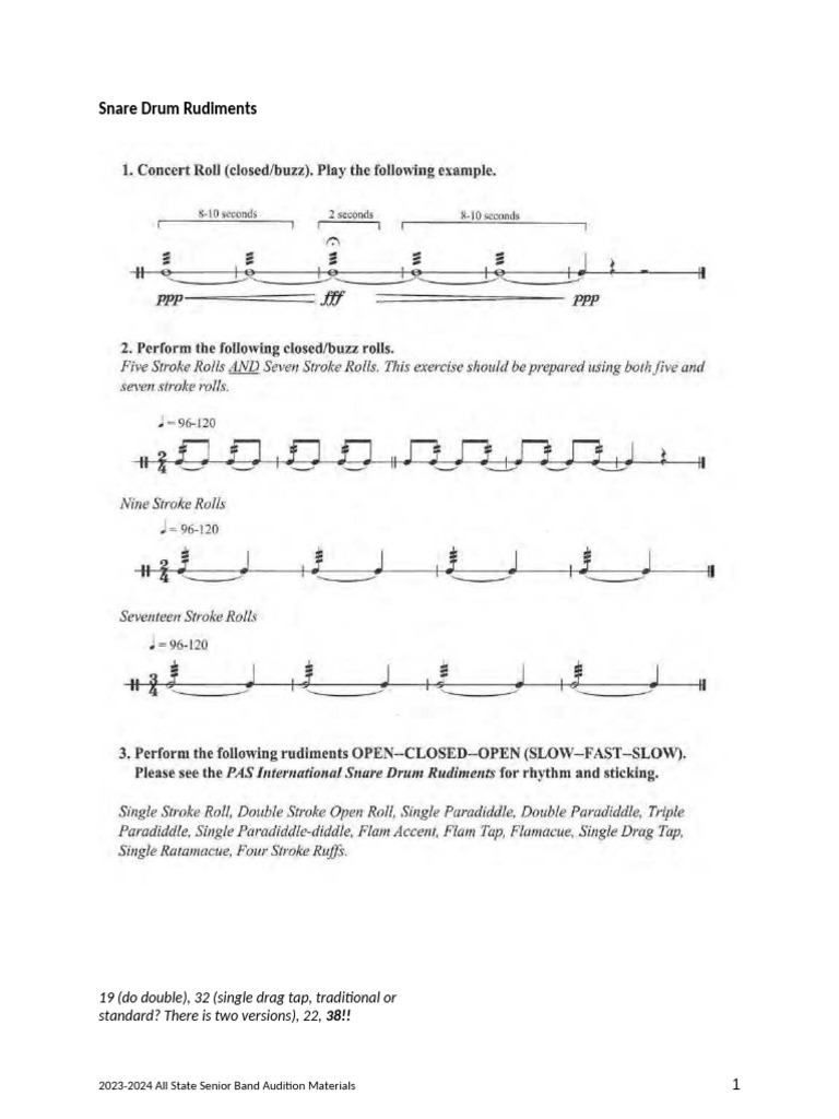 Rudiments | PDF