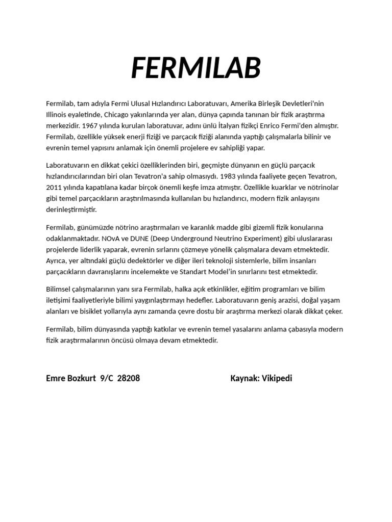 Fermilab | PDF