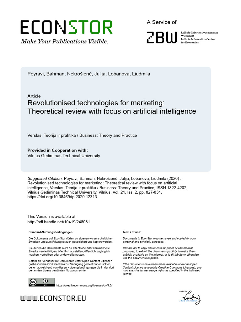 AI Innovations in Marketing Strategies | PDF | Artificial Intelligence ...