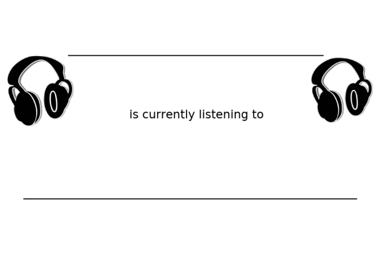 Is Currently Listening To | PDF