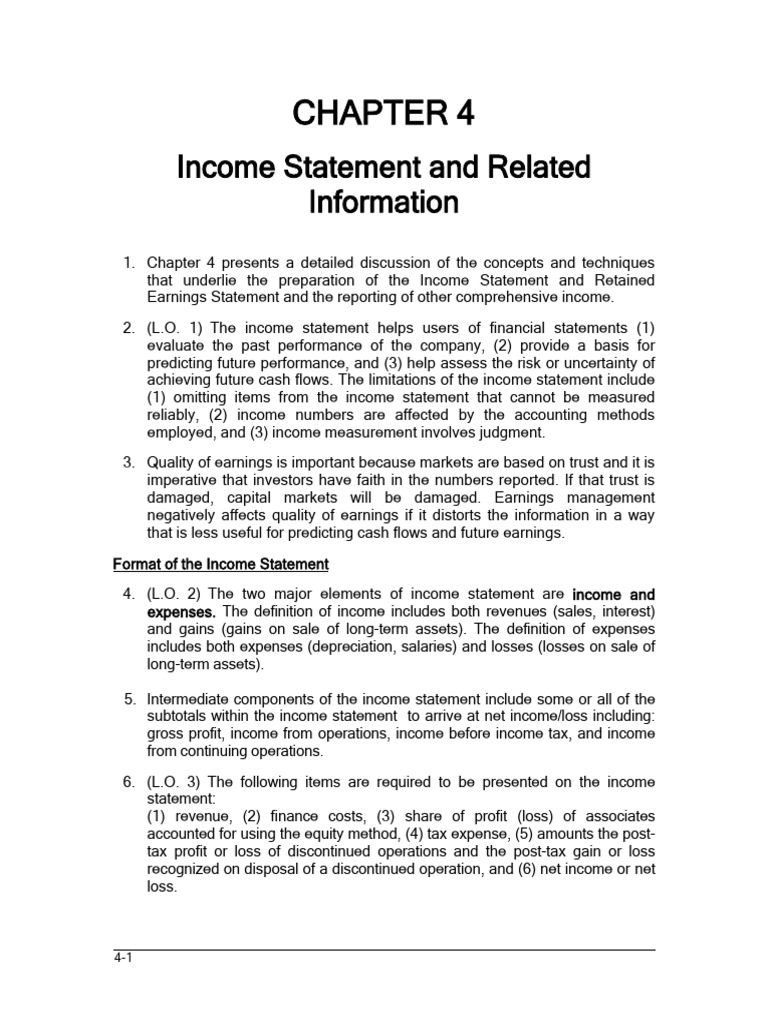 Income Statement Preparation Guide | PDF | Income Statement | Income