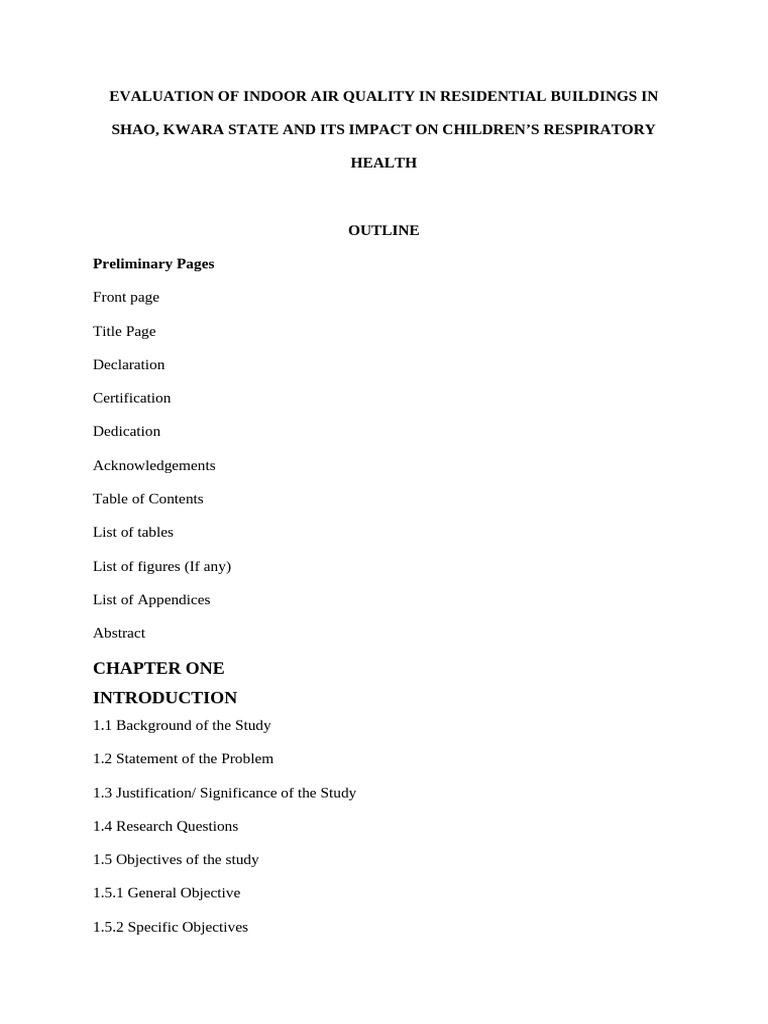 PRJ Outline | PDF