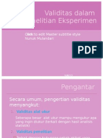 Validitas Dalam Penelitian Eksperimental - 7