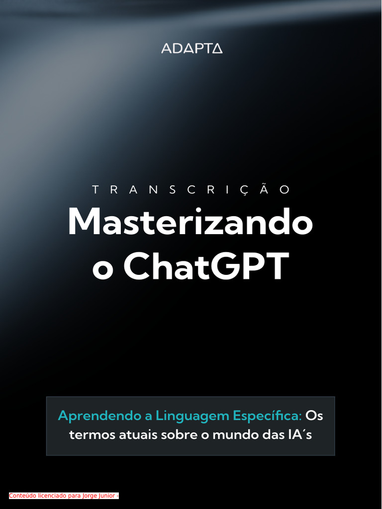 Glossário de Termos de IA e Tecnologia | PDF