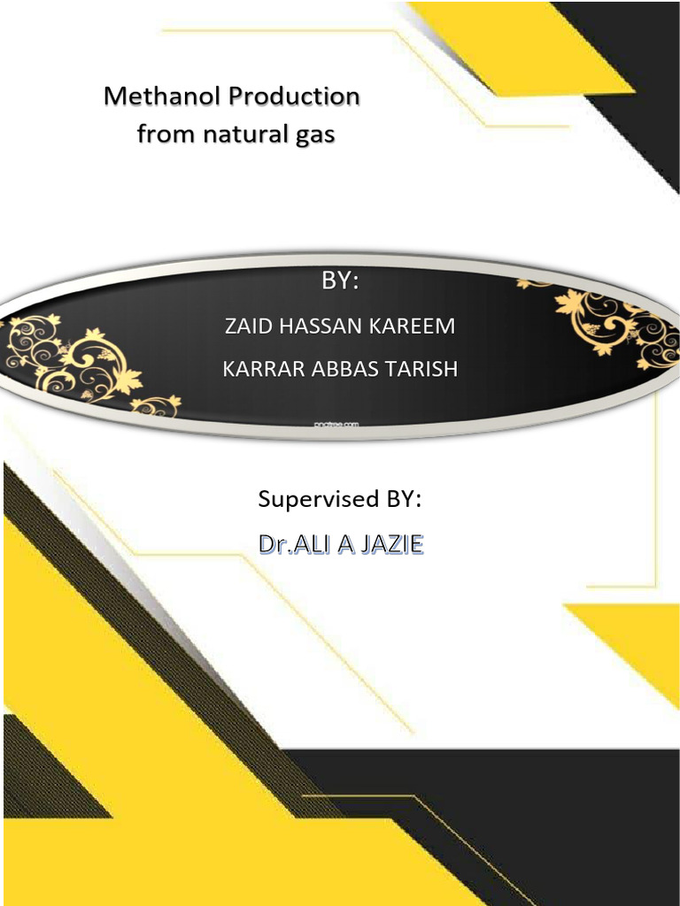 Methanol Production from Natural Gas | PDF | Methanol | Ethanol