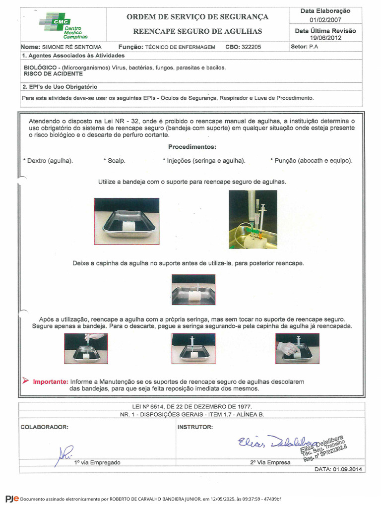 Documento Eletrônico Assinado por Roberto | PDF