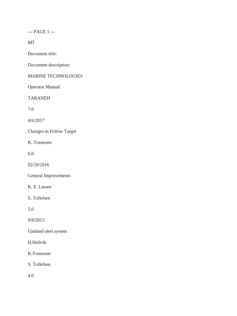 DP Operator Manual for Marine Technologies | PDF | Graphical User ...
