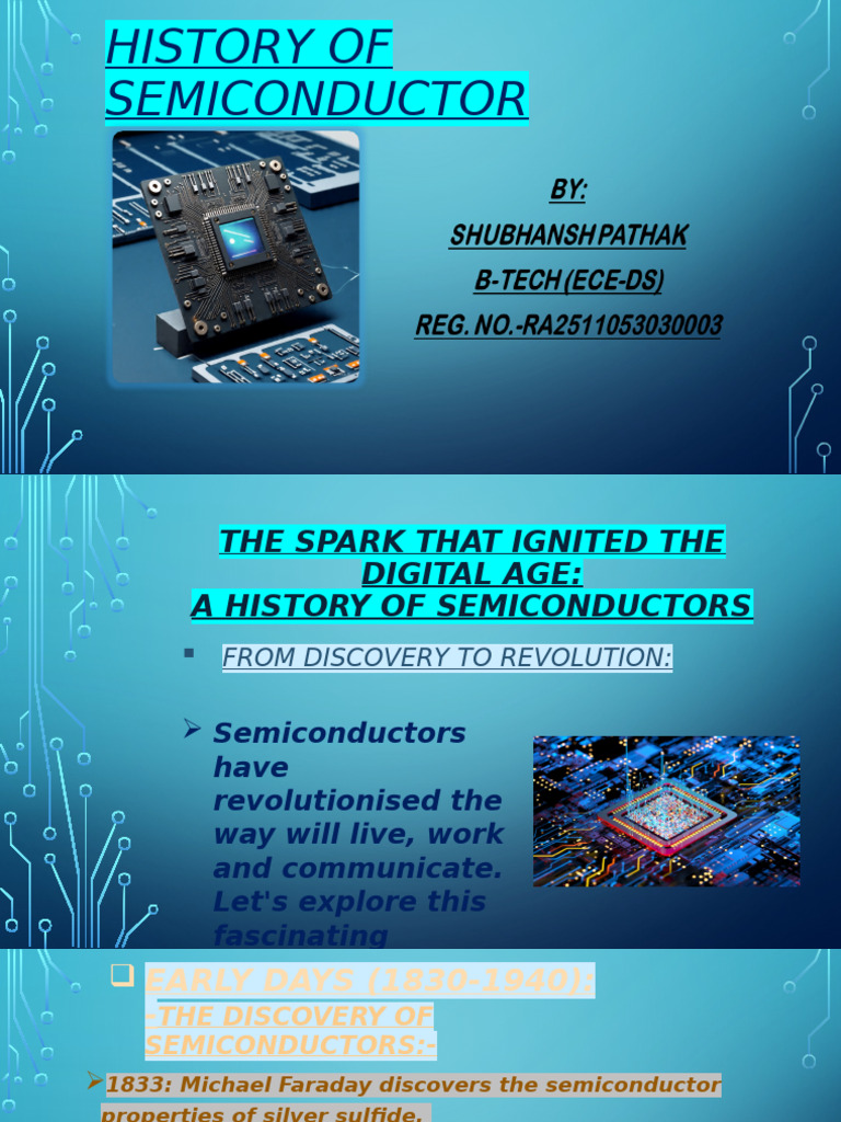 History of Semiconductors: A Timeline | PDF