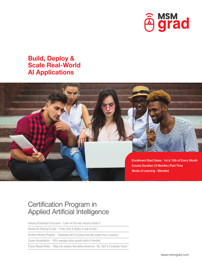 Applied AI Certification Program | PDF | Artificial Intelligence ...
