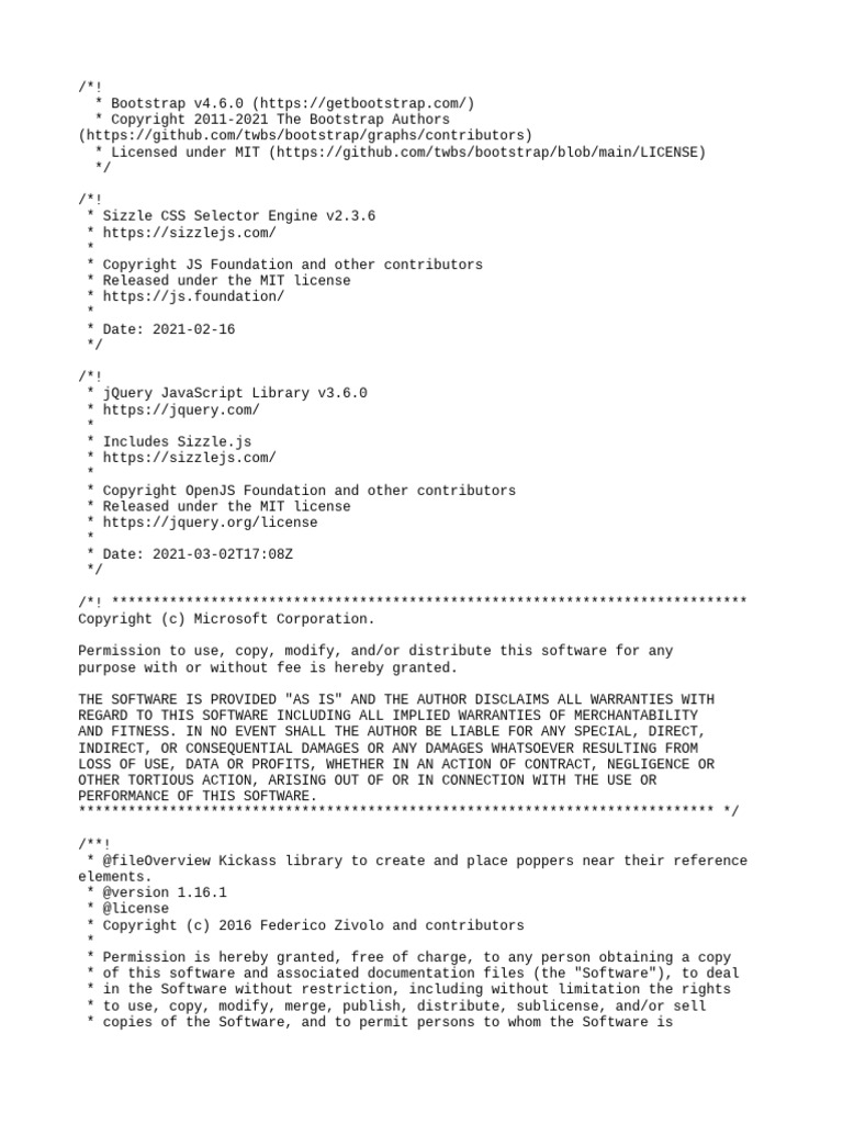 WWW Offline - Abab6.js - liceNSE | PDF | J Query | Common Law