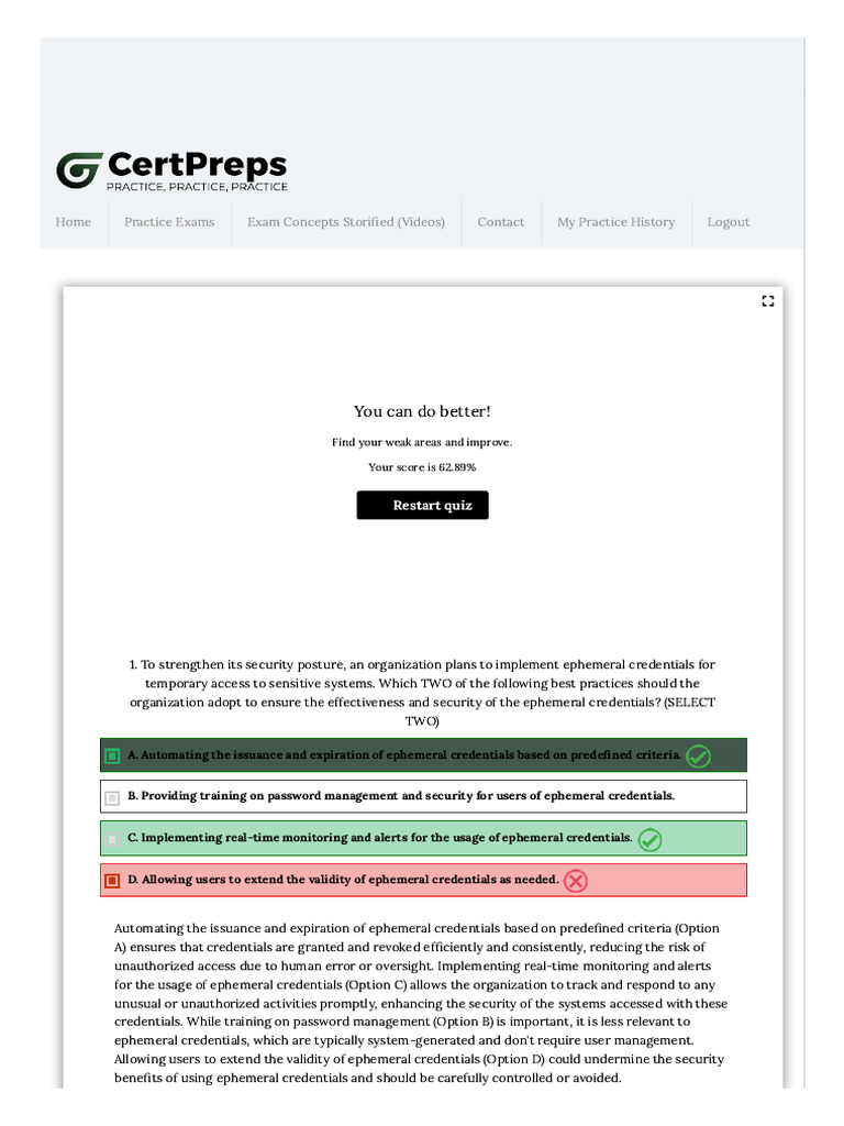 Best Practices for Ephemeral Credentials | PDF | Security | Computer ...
