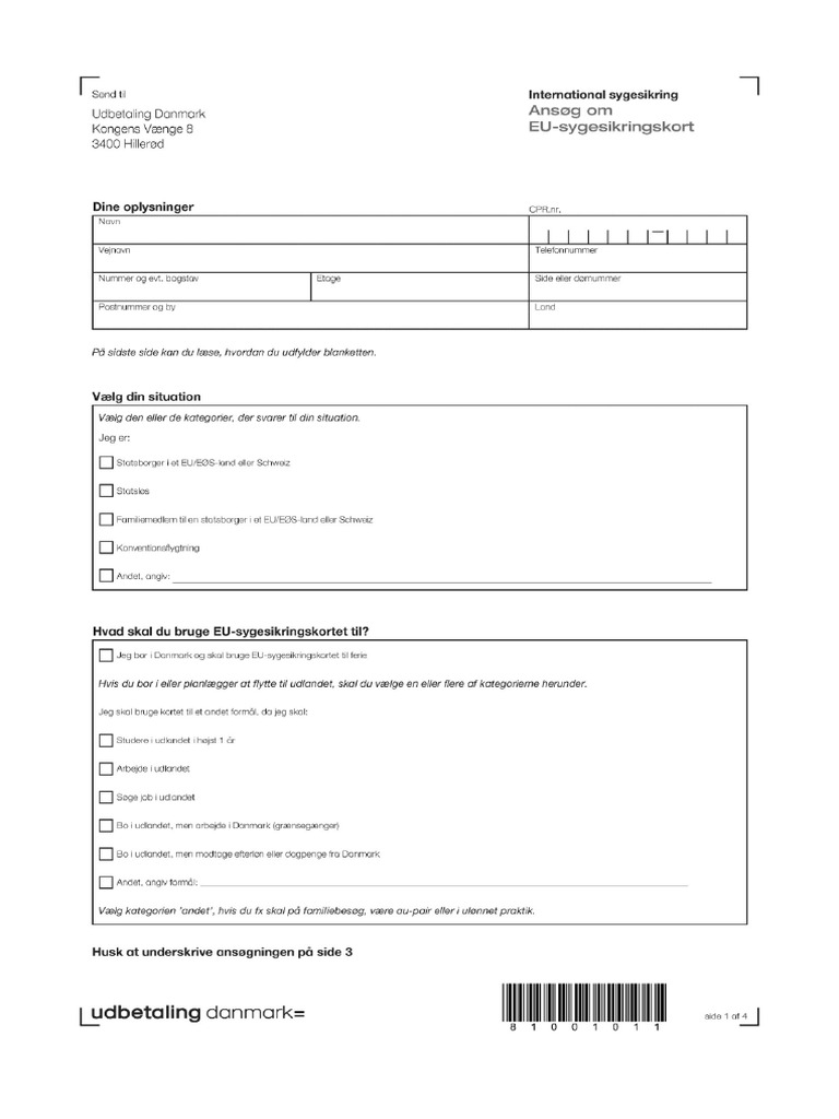 Blue Card Application | PDF