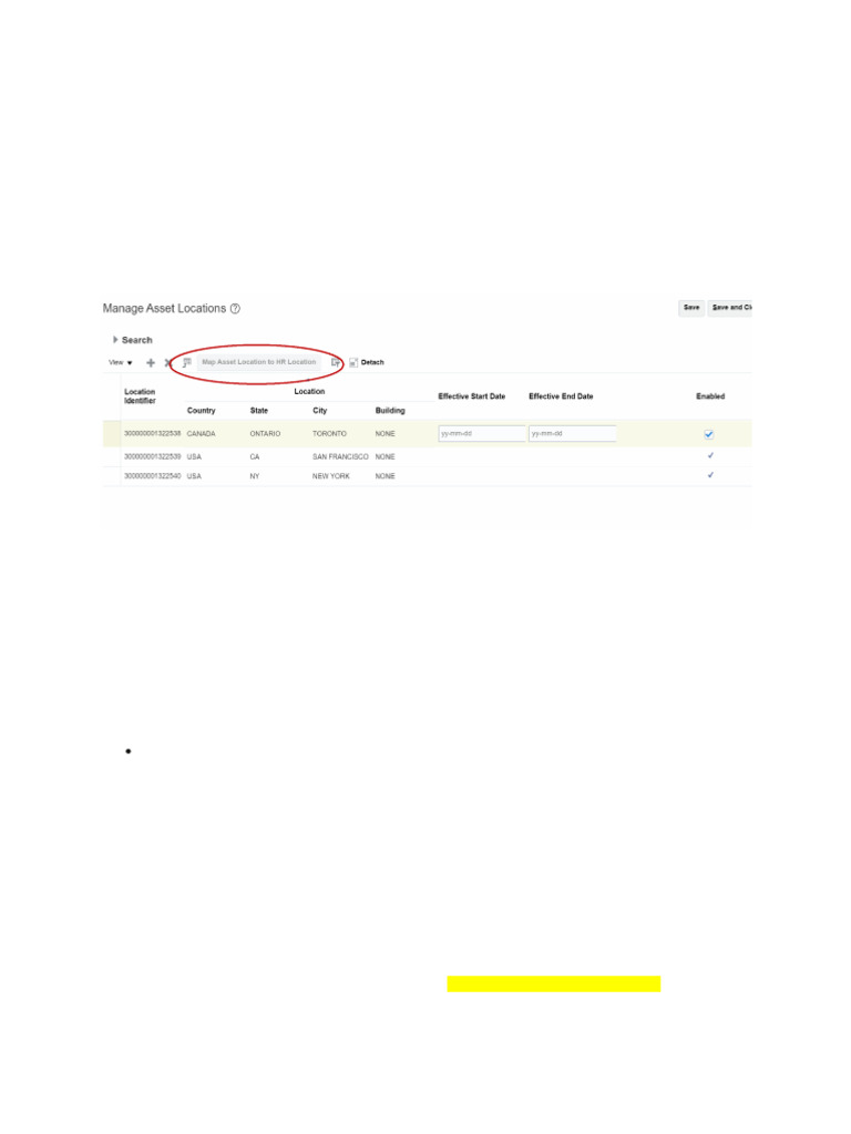 Asset to HR Location Mapping Guide | PDF | Accounts Payable | Computer ...