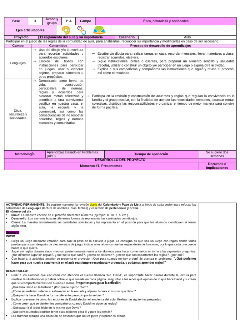 Importancia de las Reglas en el Aula | PDF | Insectos | Salón de clases