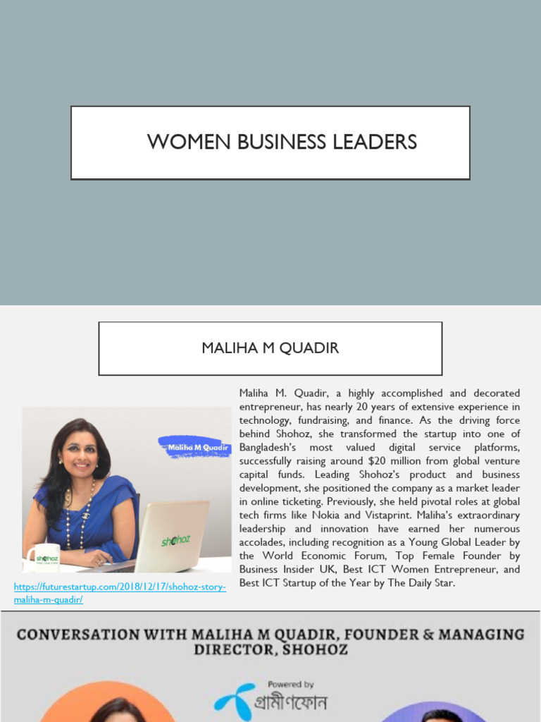 Chapter-7 Women Leadership | PDF | Entrepreneurship | Business Economics