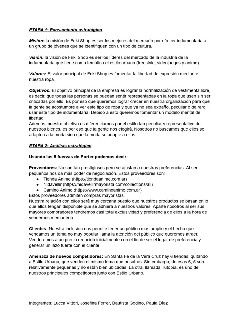 Trabajo Final Frikishop | PDF | Business | Logística