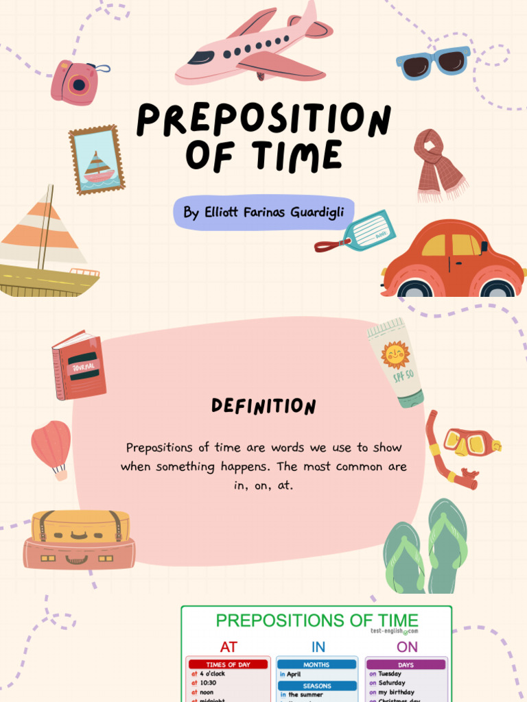 Preposition of Time | PDF