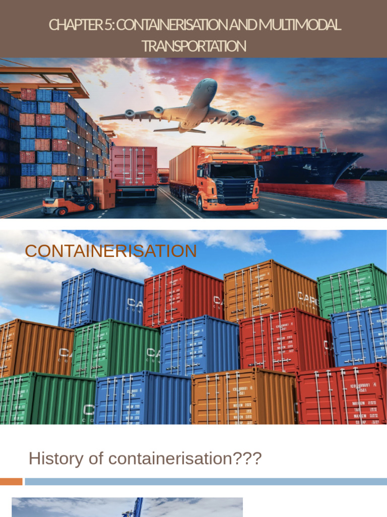 Containerization and Multimodal Transport | PDF | Cargo | Containerization