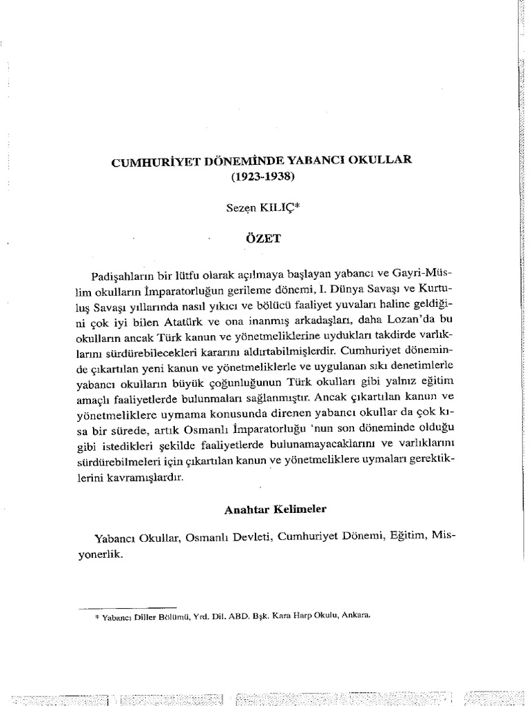 Cumhuriyet D - Neminde Yabanc - Okullar (1923-1938) (#702395) - 1002633 ...