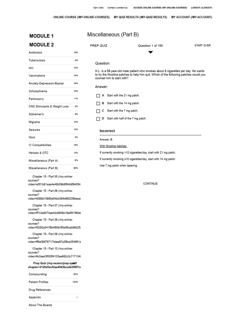 Misc Exam B | PDF | Nicotine | Health Care