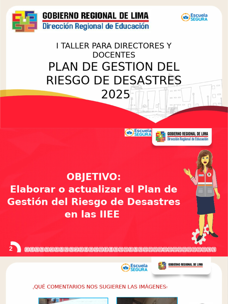 Plan de Gestión del Riesgo Escolar 2025 | PDF | Riesgo | Reducción de ...