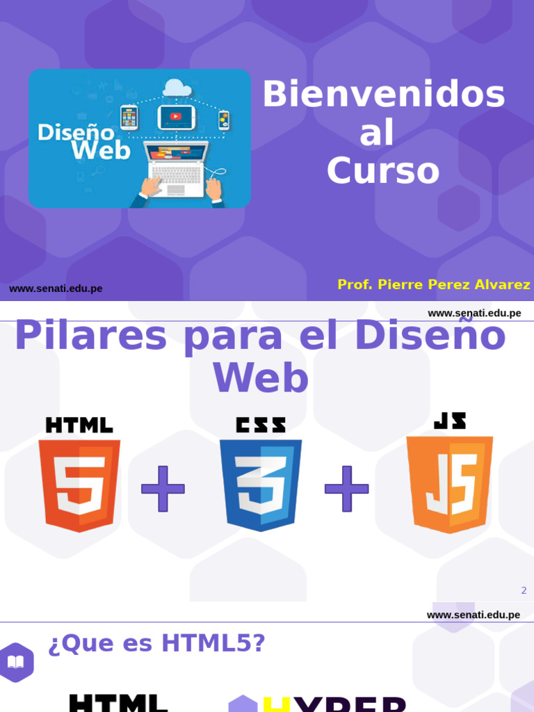 Introducción a HTML, CSS y JavaScript | PDF | HTML | Hipertexto