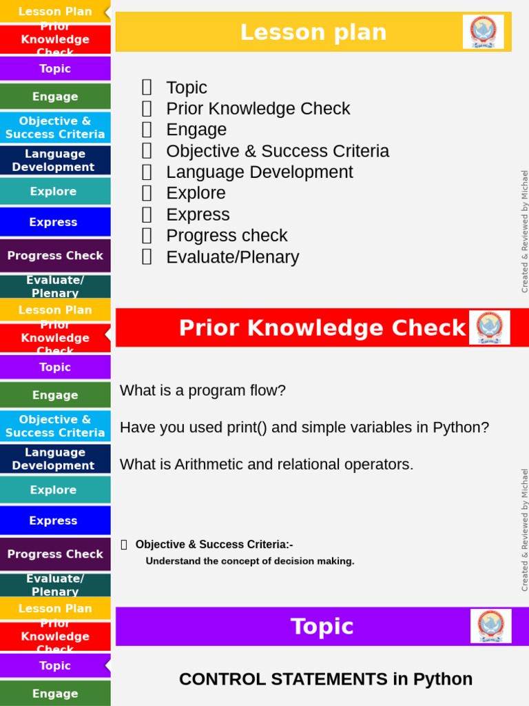 Control Statements Part 2 [Autosaved] | PDF | Control Flow ...