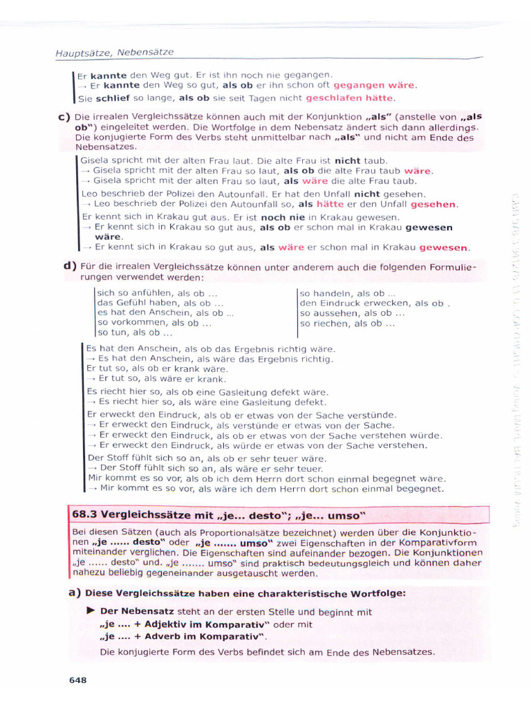 Je ... Desto Oder Umso | PDF