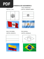 Países de habla hispana y sus banderas | PDF