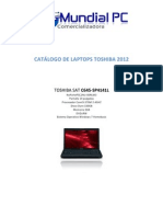 LapTops Toshiba Mundial PC