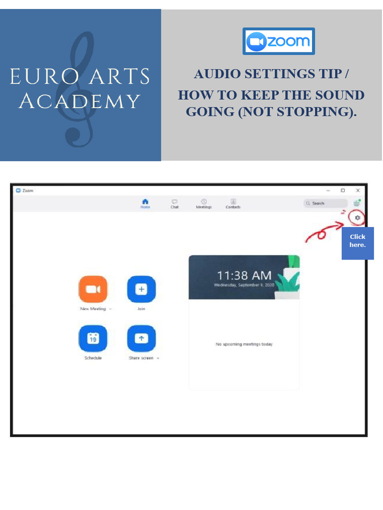 Optimize Audio Settings for Music Lessons | PDF