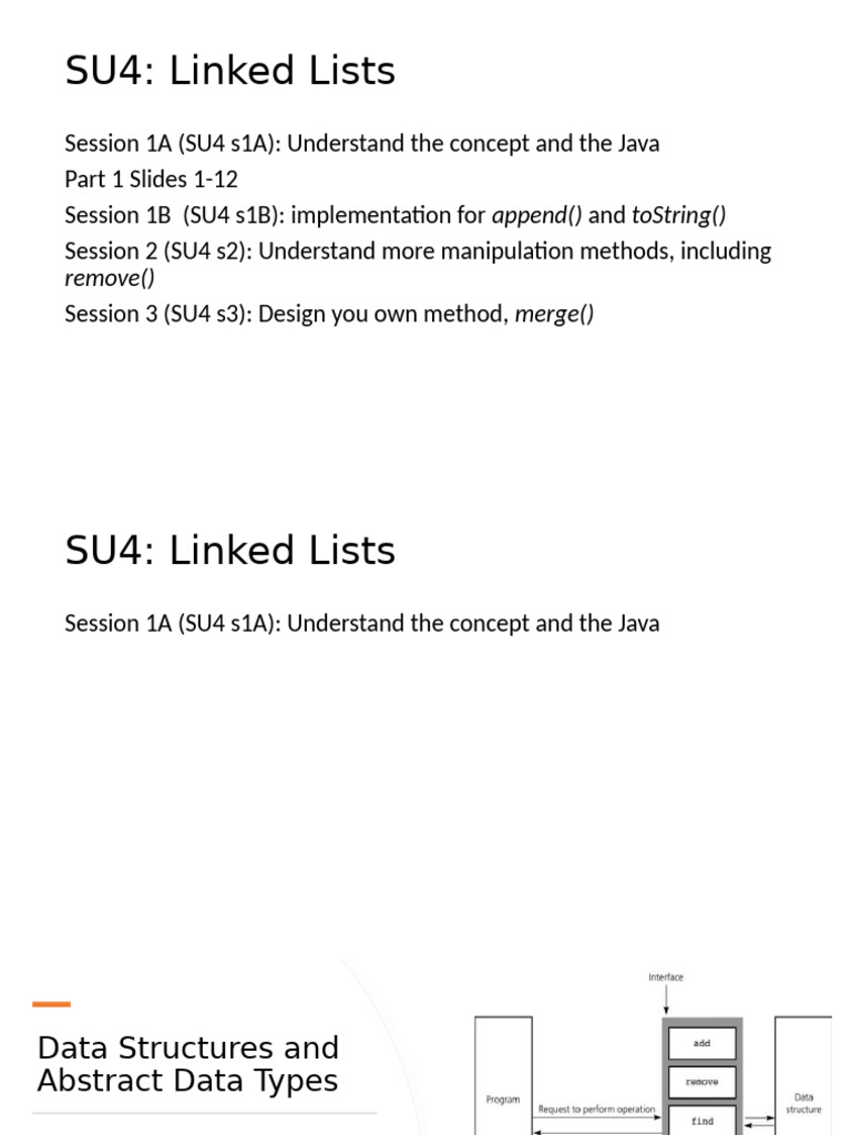 SU4++-+Linked+Lists++Session++1A+ +1B Understanding+LL | PDF | Pointer ...