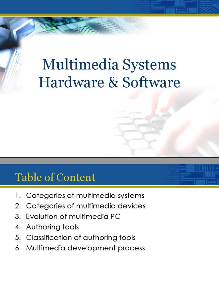 Chapter 02 - Multimedia Systems Hardware and Software | PDF | Software ...
