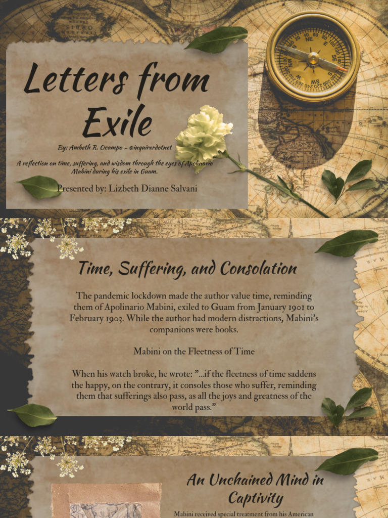 Letters From Exile by Ambeth R. Ocampo. | PDF
