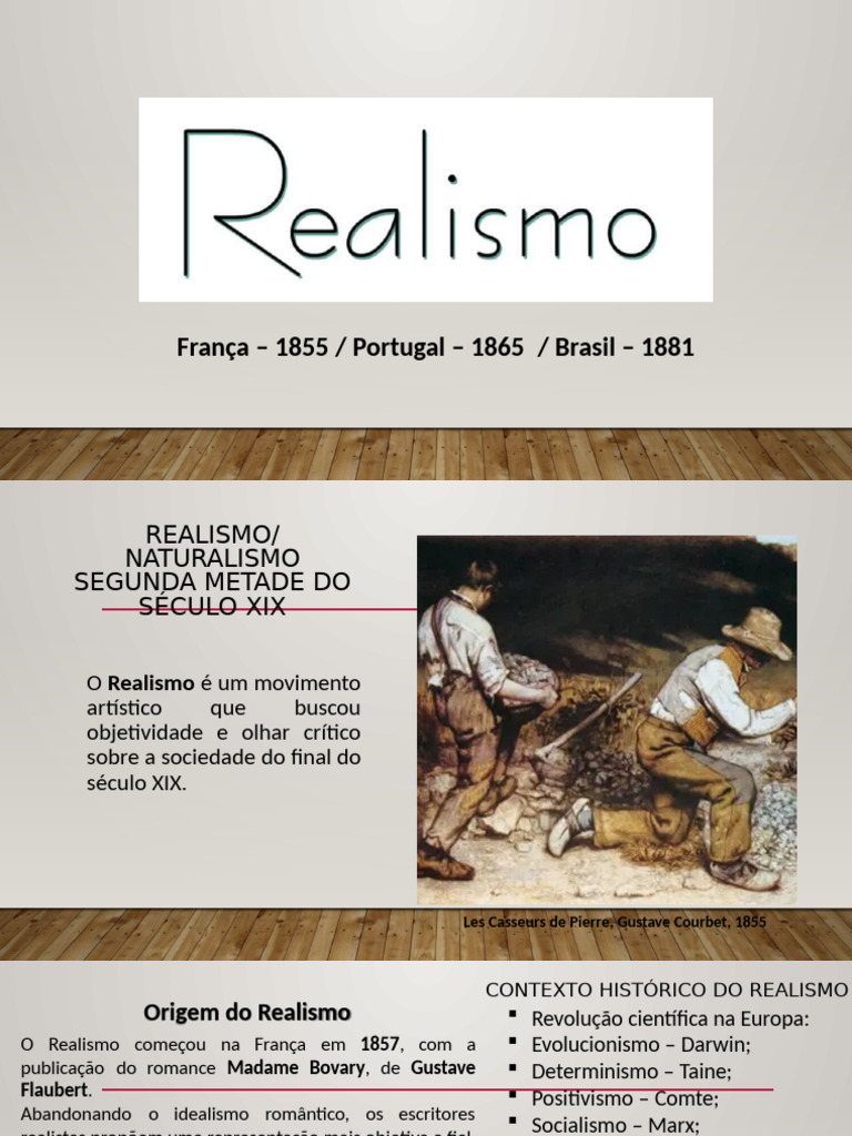 Realismo - Características No Brasil e Ta | PDF | Realismo (artes ...