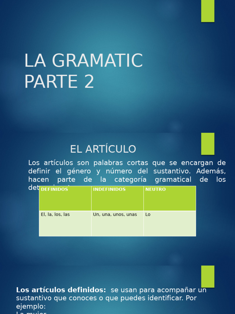La Gramatica | PDF | Sustantivo | Género gramatical
