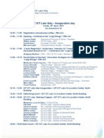Programme EIT ICT Labs Italy Inauguration April18