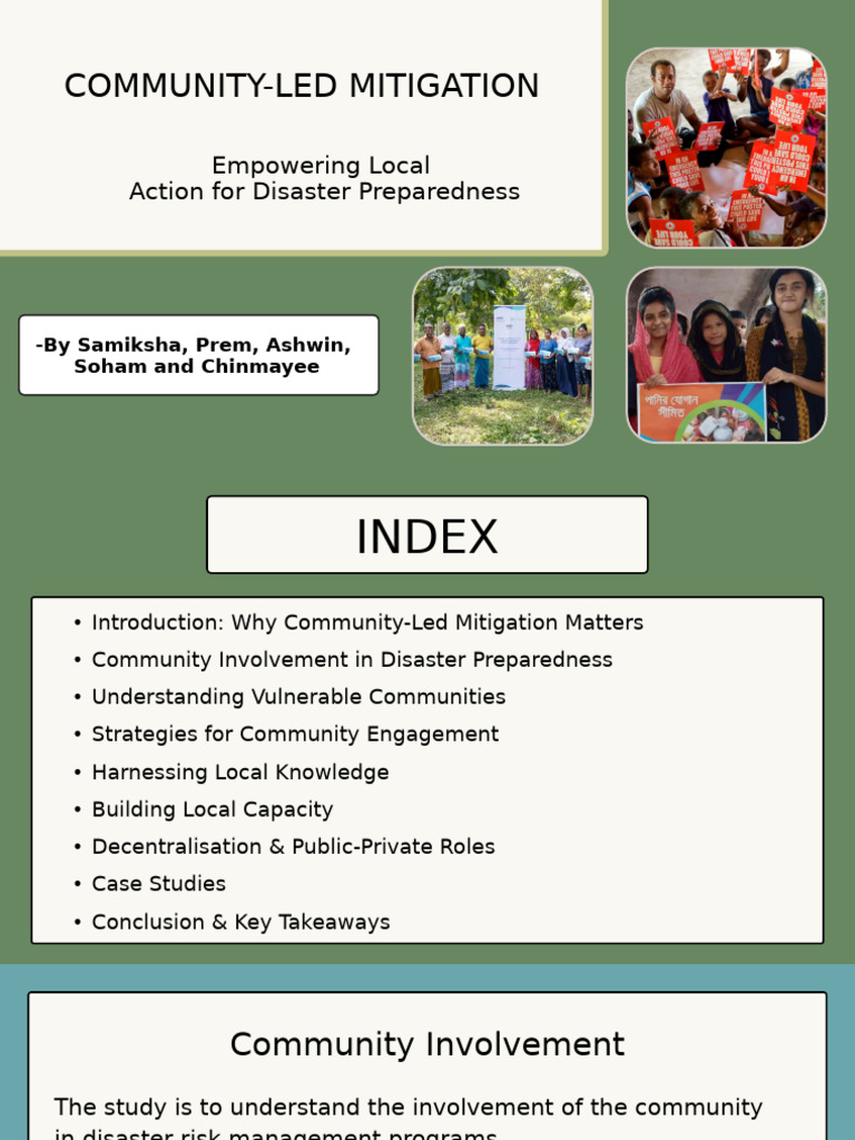 Community-Led Disaster Preparedness Strategies | PDF | Disaster Risk ...