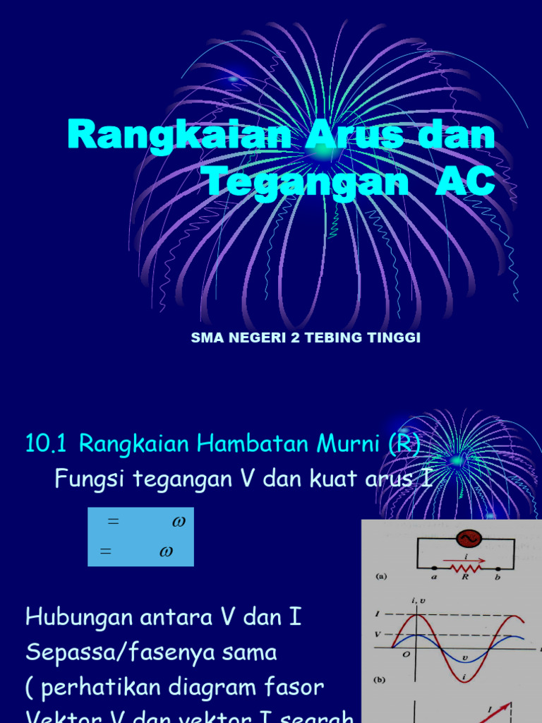 Rangkaian Arus dan Tegangan AC di SMA | PDF