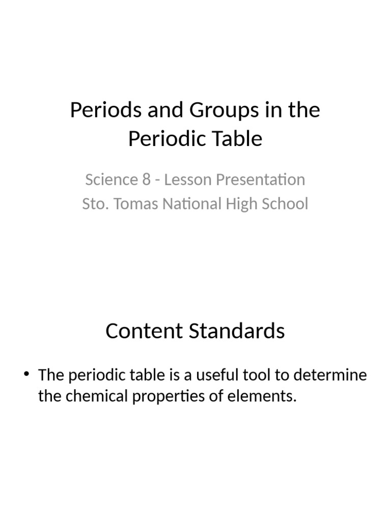 Periods and Groups Presentation | PDF