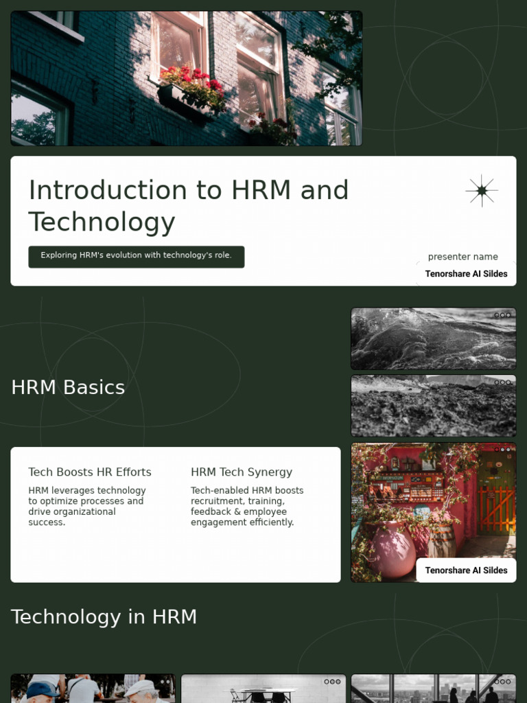 Introduction To HRM and Technology | PDF | Human Resource Management ...