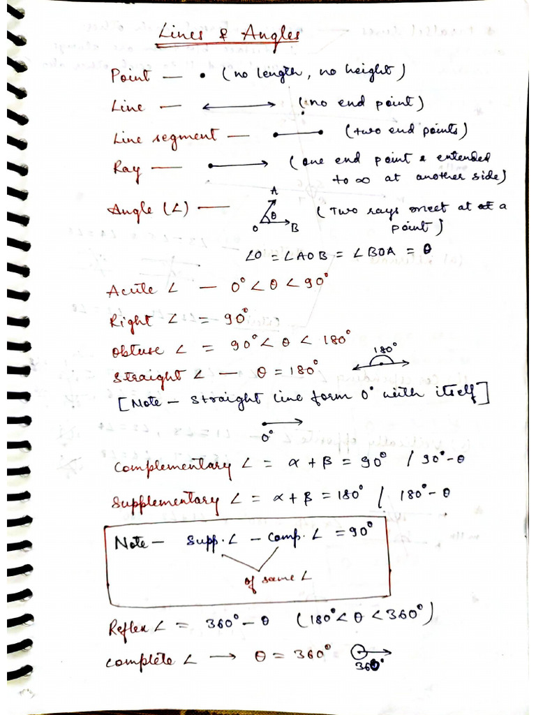 Lines and Angles | PDF
