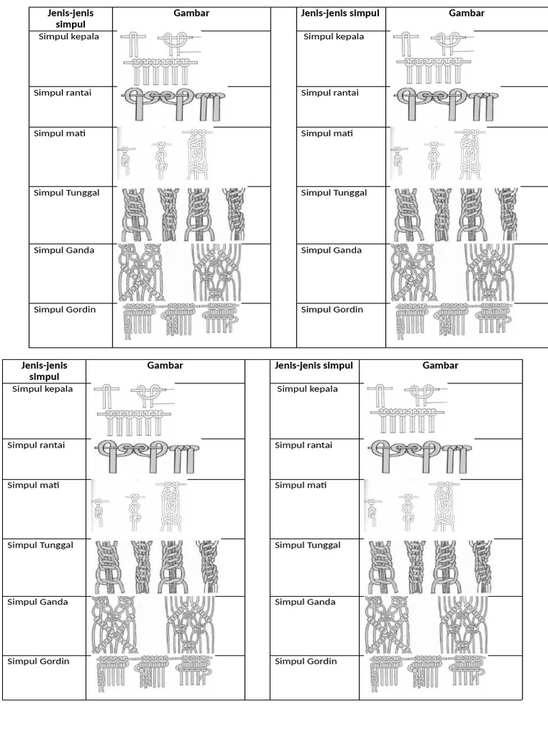 Jenis Simpul | PDF