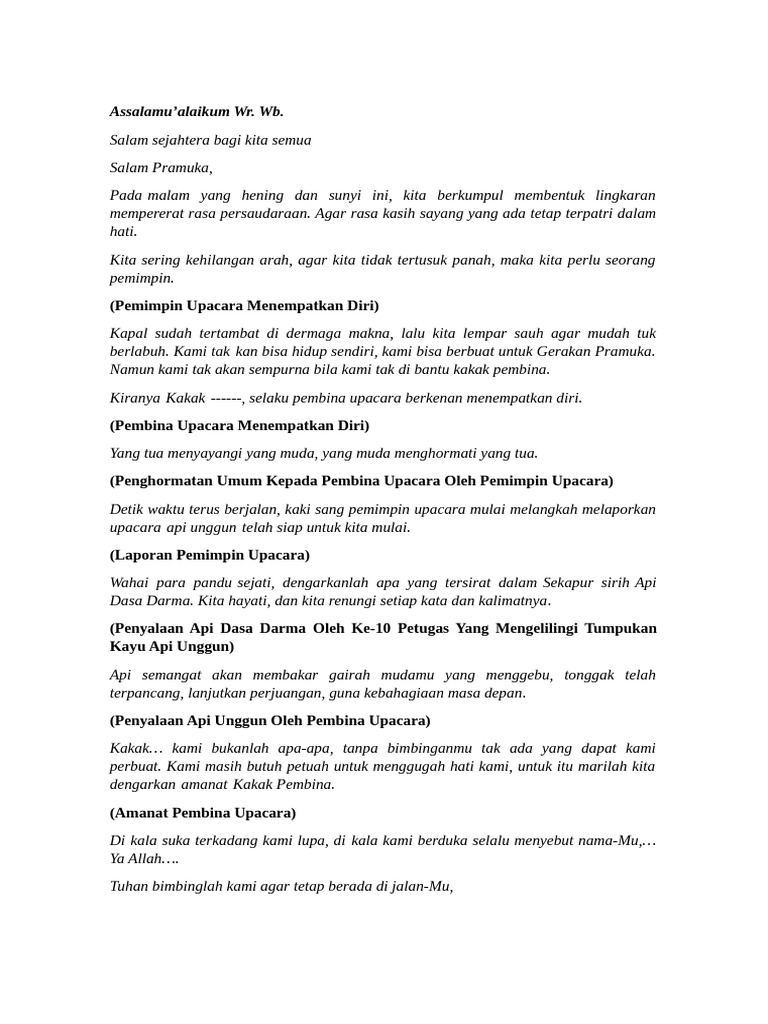 Prosesi Unggun API | PDF
