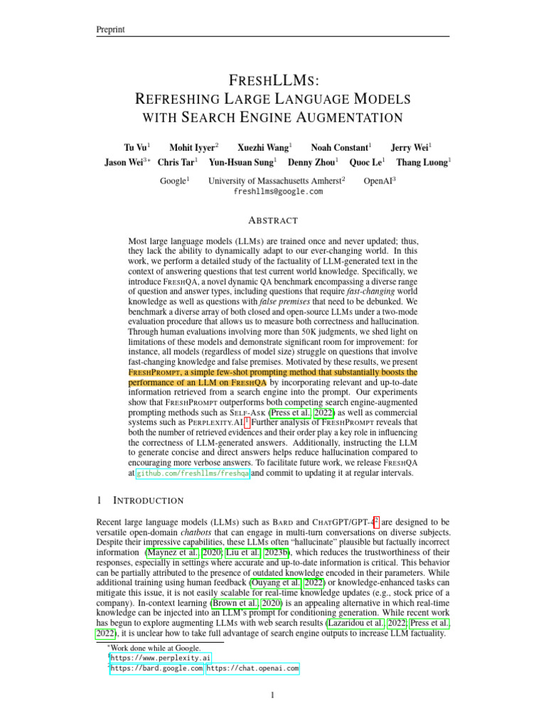 Enhancing LLMs with Search Engine Data | PDF | Learning | Cognitive Science